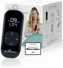 BabyBuddha Breast Pump 2.0 unit shows wearable pumping for on-the-go moms