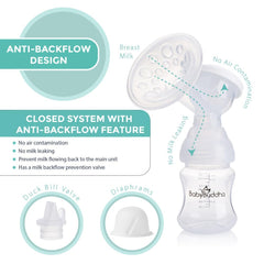BabyBuddha Breast Pump 2.0 wearable palm-size design for discreet use
