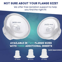 BabyBuddha Hands Free Milk Collection Cups worn under clothing for discreet pumping