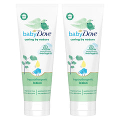 Baby Dove Caring By Nature lotion bottle for newborn skin moisture