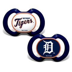 Baby Fanatic pacifier with Detroit Tigers logo on shield provides comforting use during naps