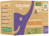 Babyfeel BIO refills for Dekor Plus fit securely for hassle-free diaper disposal