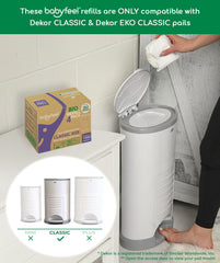 Babyfeel BIO refills with running low indicator help plan replacements without surprises.