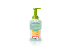 Babyganics KidsFoaming Body Wash Cupcake foam-dispense highlights quick tear-free cleansing