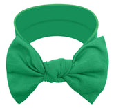 BABYGIZ baby girl headband in Spring Green with a bow for adorable photo moments.