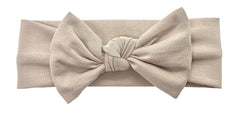 Babygiz headband closeup bow showing non-slip fit