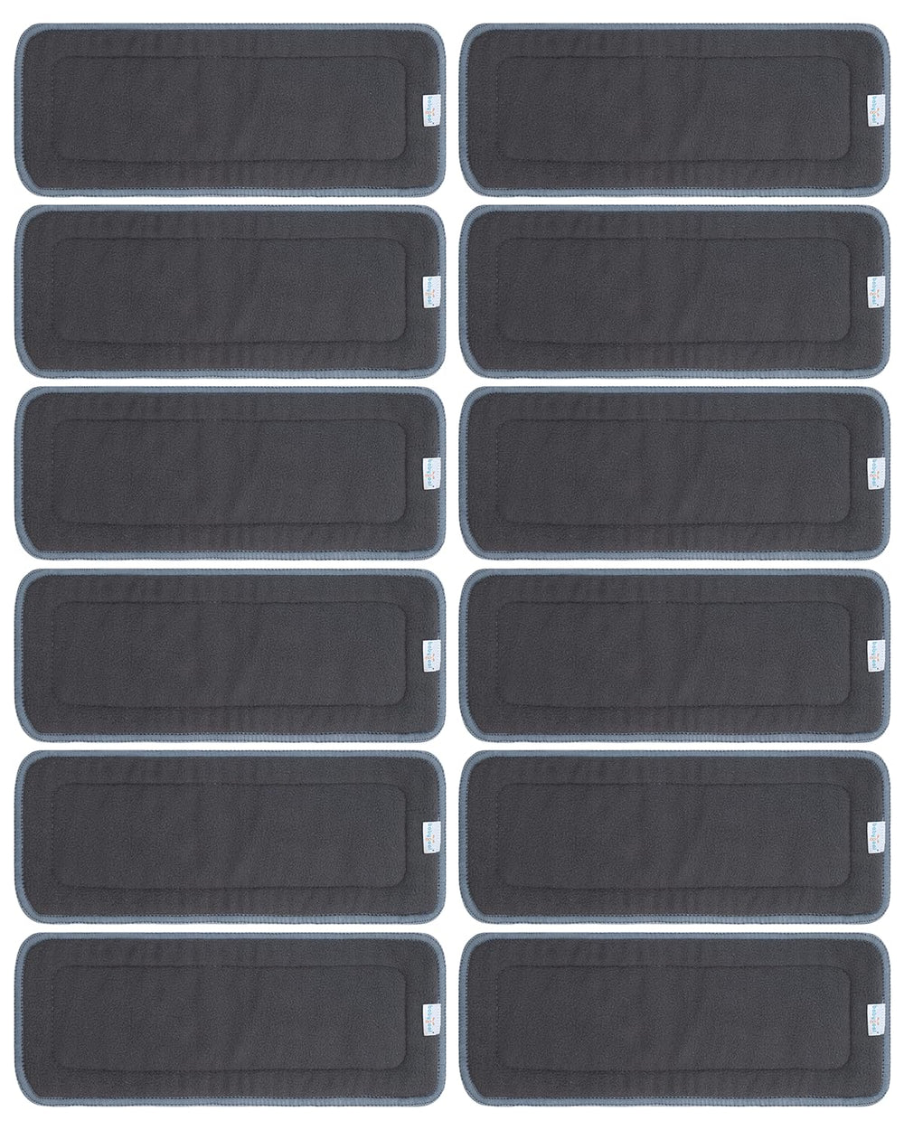 Babygoal 5-layer charcoal rayon inserts packaged for easy diaper changes.