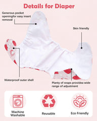 Babygoal wet bag for on-the-go storage of dirty diapers