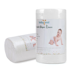 Babygoal bamboo liner soft-skin protects delicate skin during diaper changes