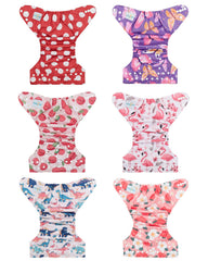 Babygoal inserts 6pcs closeup highlighting absorbent layers for day-to-day comfort.