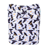 babygoal Halloween diaper front design with spooky pattern for everyday wear