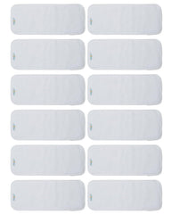Babygoal 3-layer microfiber diaper inserts pack fits medium cloth diapers for babies 8-33 lbs.