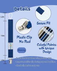 Babygoal pacifier clips in assorted colors match outfits and styles for boys and girls.