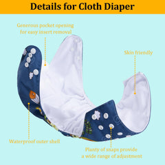 babygoal rayon from bamboo inserts demonstrating soft breathable layers