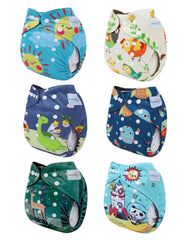 babygoal reusable charcoal diapers Deer pattern highlights stylish exterior and leak protection
