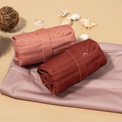 babygoal wet bag waterproof polyester and TPU outer layer protects contents from leaks.