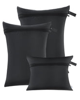 babygoal wet bags 3-pack closed design keeps diapers organized on the go.