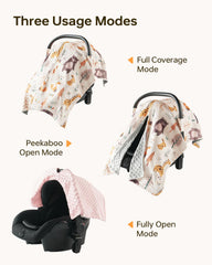 Babygreat stroller canopy protector shields sun and wind on outings