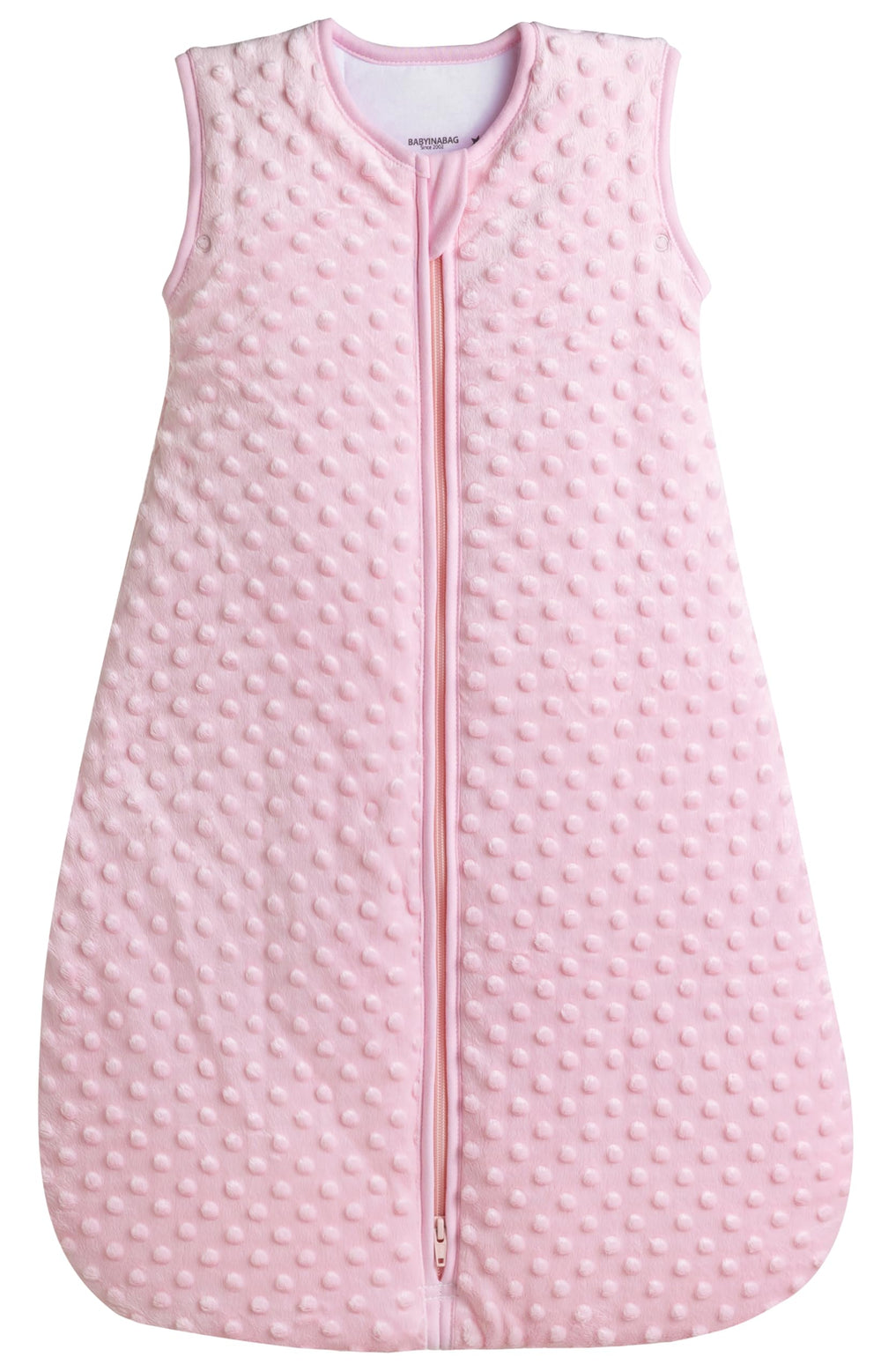 Baby in a Bag very warm sleep bag front view offers cozy winter protection.