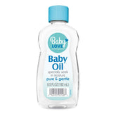 BABYLOVE Sleepy Nights bottle—post-bath moisture for delicate skin.