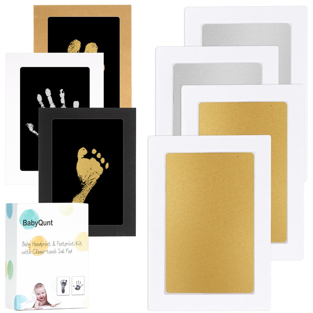 BabyQunt inkless handprint kit captures tiny hand imprints quickly with a mess-free experience