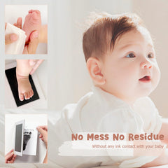 BabyQunt newborn footprint imprint for safe, mess-free memory capture.