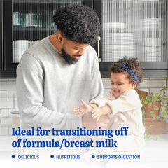 Ingredients panel on Baby's Only Dairy Toddler Drink shows 27 nutrients.