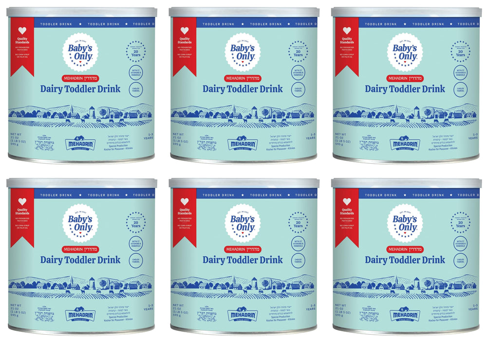 Baby's Only Organic dairy toddler drink bottle pour demonstrates easy serving for balanced toddler nutrition.