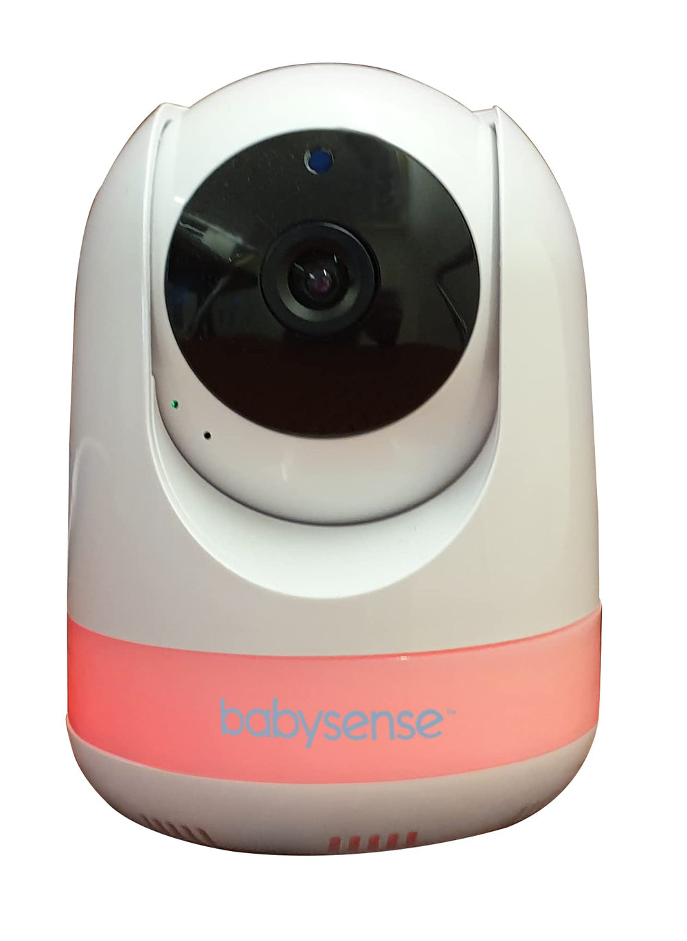 Babysense MaxView add-on camera panoramic view enables wide room monitoring.