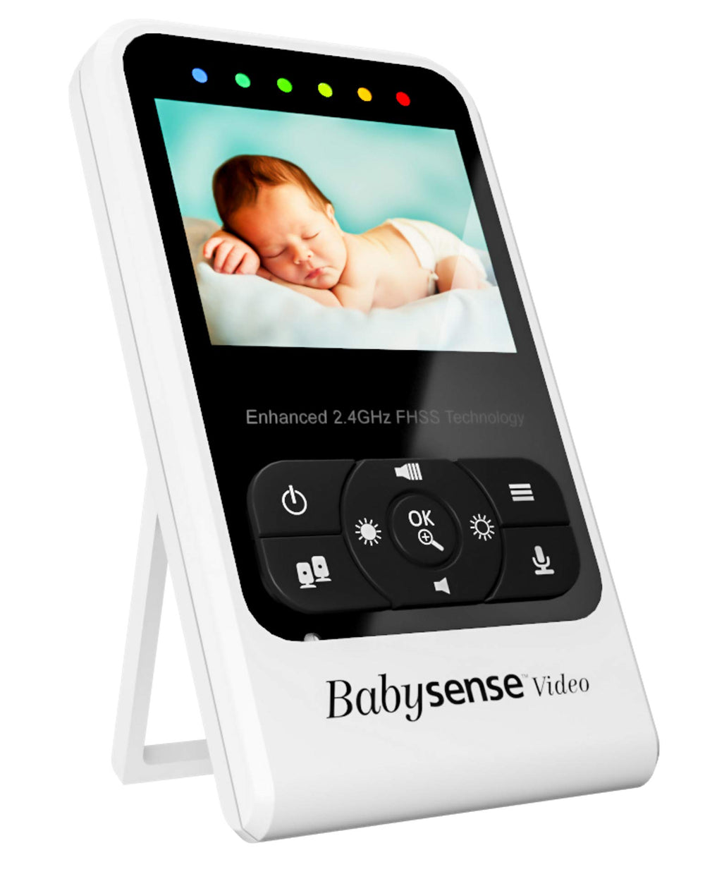 Babysense V24R parent unit front view for quick setup and reliable monitoring