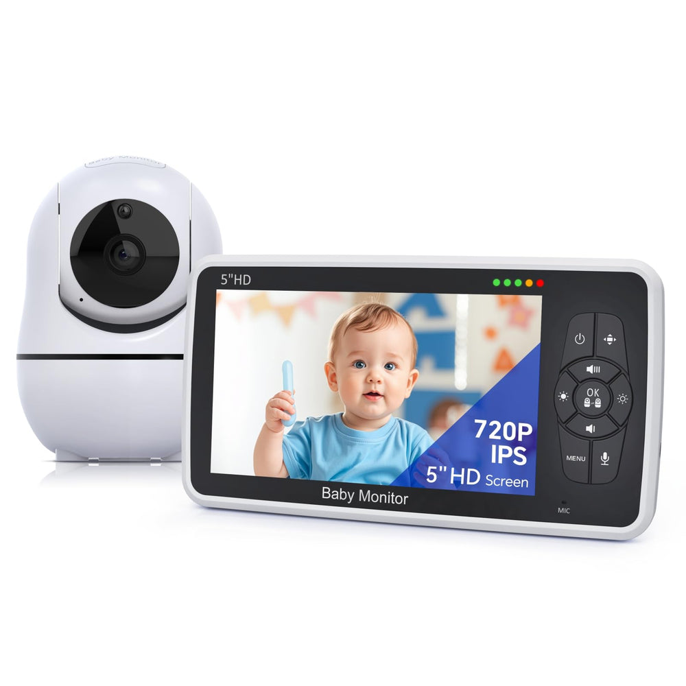 Babystar baby monitor 720p display for crisp daytime checks