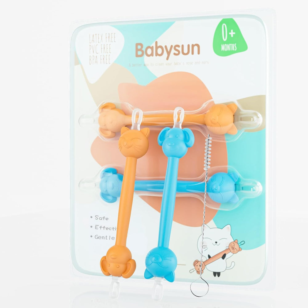 Babysun 3in1 nose booger remover cleans delicate noses gently for newborns