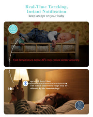 Babytone ViHealth app dashboard displays sleep data and movement insights for easy review.