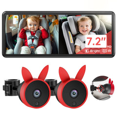 Babyvue BV3 PRO dual-camera main display provides real-time two-child monitoring.