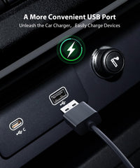Babyvue USB cable car charger setup enables quick, easy power on the go