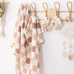 BabyWhale swaddle headband bow detail featuring adorable accessory for photo-ready styling.