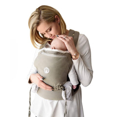 BabyWombWorld soft infant carrier Cotton fabric front view for comfortable front-carry