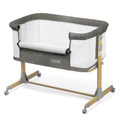BaeBae Goods bassinet breathable mesh offers airy sleep and visibility.