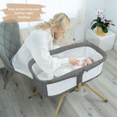 Baebae Goods bedside attachment enables safe bedside sleep for quick access
