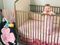 BaeBae Goods infant insert fits Rockaroo for snug support.