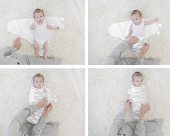 BaeBae Goods swaddle with adjustable wings—secure fit for newborn comfort