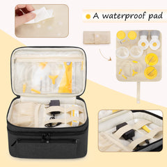 BAFASO bag waterproof pad folds flat for quick cleanup of pump parts