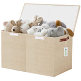 Bagnizer large toy storage box with lid showing spacious capacity for toys and blankets