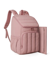BAGSMART Diaper Backpack wide-open design for fast access to baby essentials.