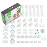 Baitiny Baby Proof Kit invisible magnetic cabinet locks help prevent curious toddlers from accessing cabinets.