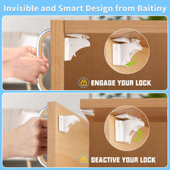 Baitiny strong-adhesive cabinet locks demonstrate durable hold.