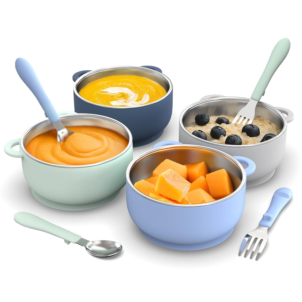 Bakpoco Ocean Explorer suction bowl secured for mess-free meals