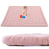 BALAPET muslin surface: soft cotton for gentle baby play and crawling comfort.