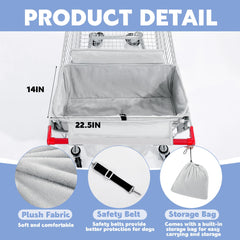 BALAPET cart cover folded compact, portable and easy to store while traveling