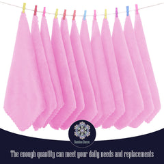 Bamboo Queen 10x10-inch washcloth flat lay highlights size and versatile baby-friendly use.